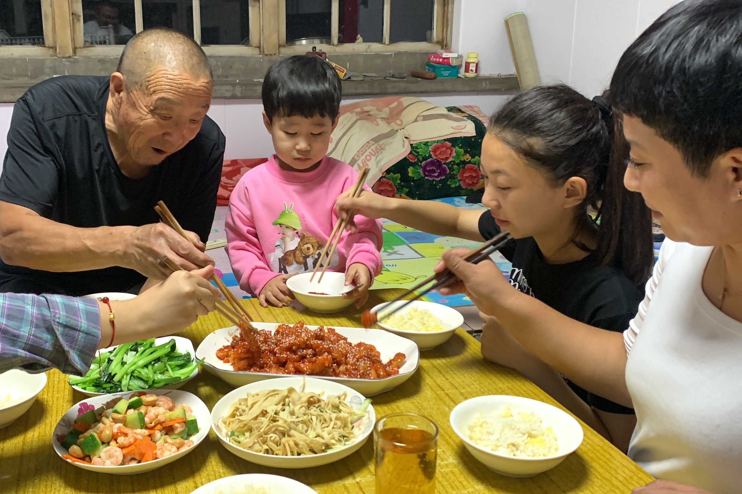 餐桌上