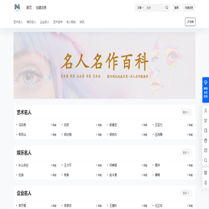 名人名作百科
