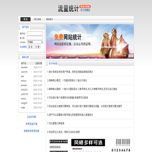 免费网站计数器